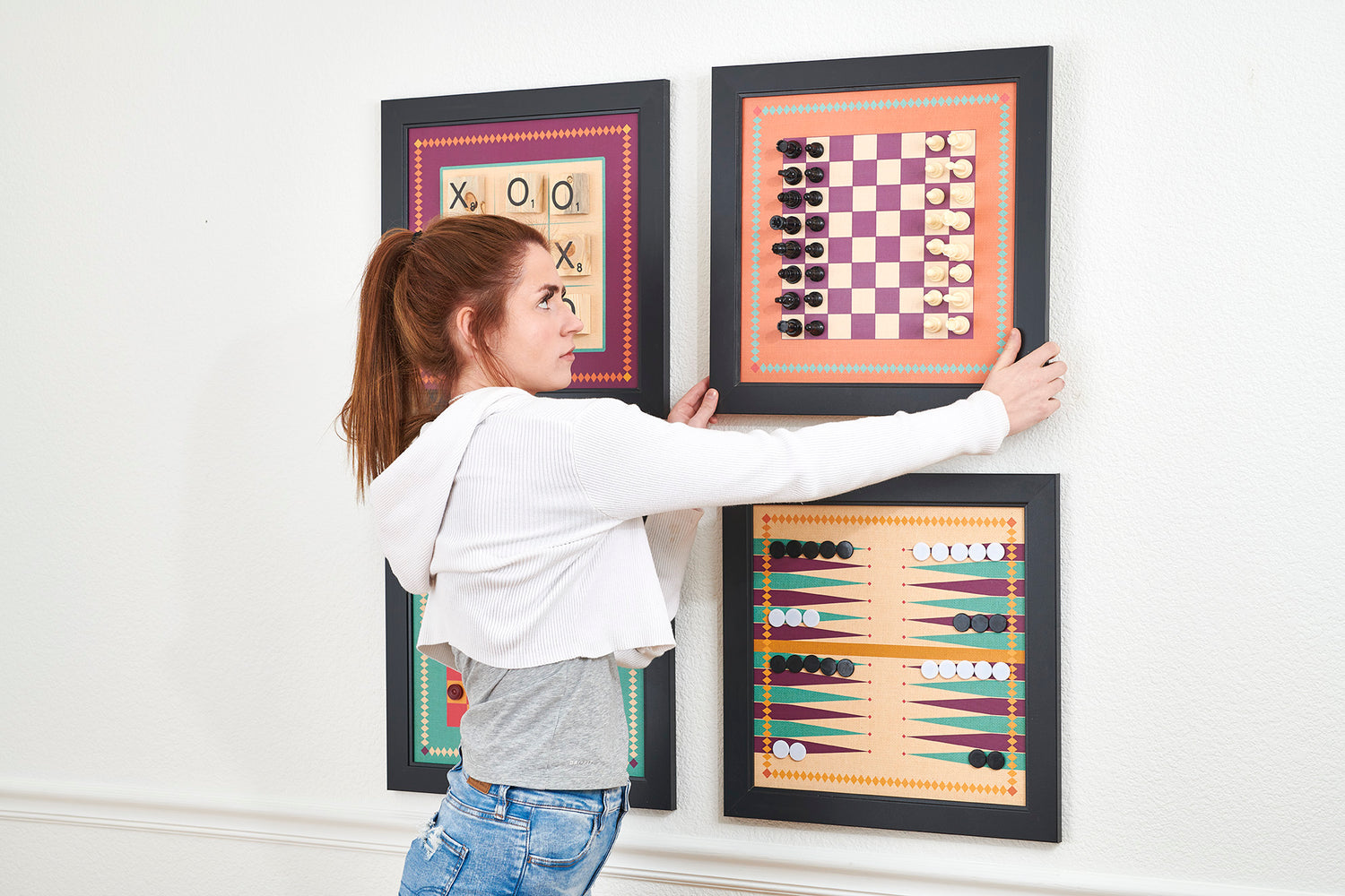 Taking retro chess board off the wall
