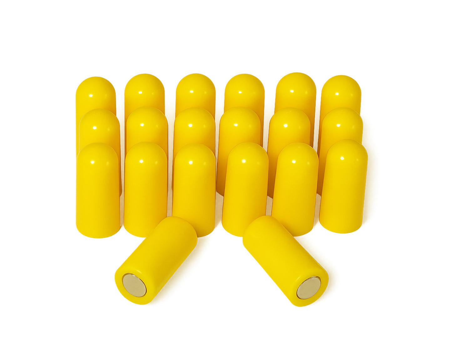 Map Pin Magnets - 20 Yellow
