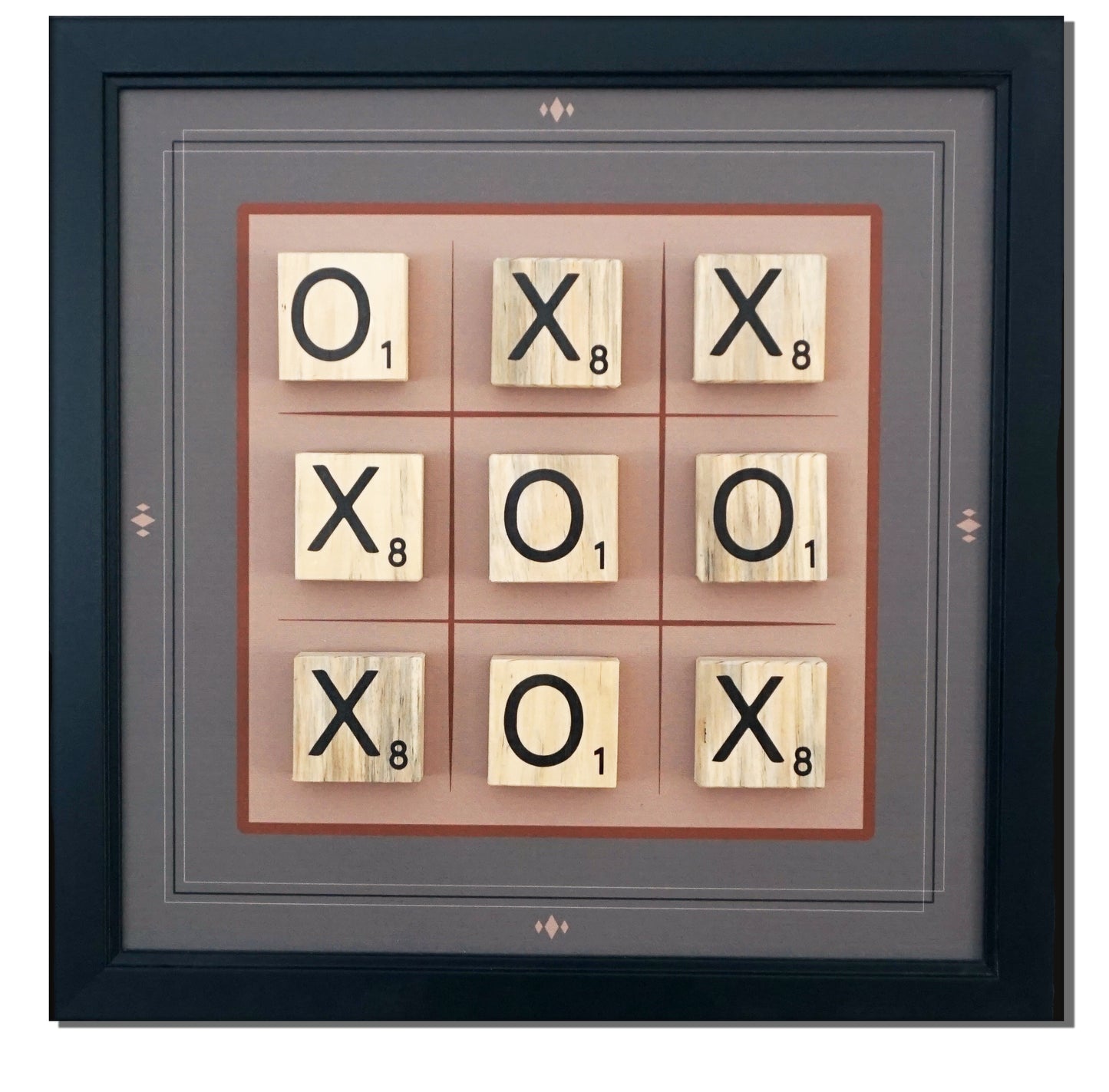 Magnetic Wall Hanging Tic Tac Toe Game - MODERN Design