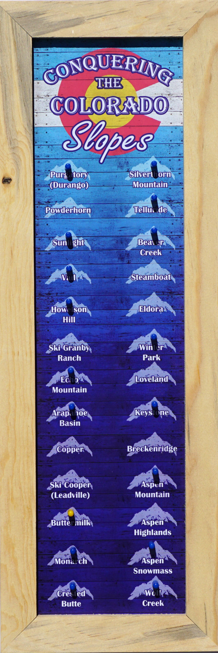 Colorado Slopes Framed
