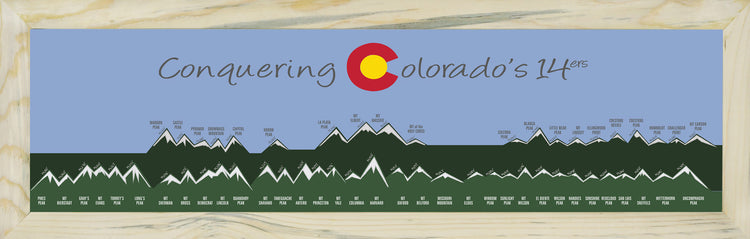 Colorado 14ers Blue Pine