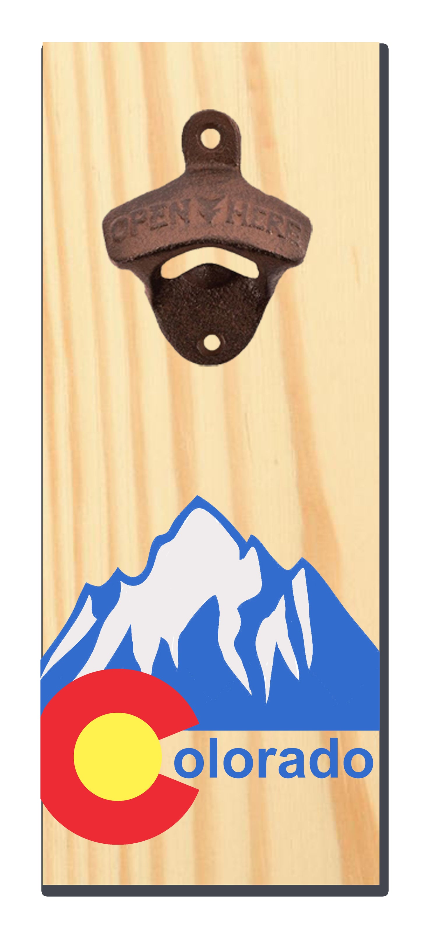 Magnetic Bottle Opener - Colorado Art