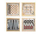 Board Game Wall Decor - 4 pack Magnetic Canvas Games - BOHO/JAPANDI - Chess,  Backgammon, Checkers, Tic Tac Toe