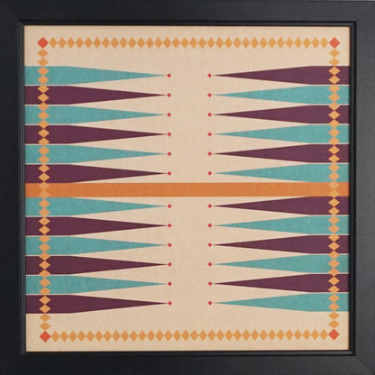 Magnetic Backgammon Game - RETRO Design