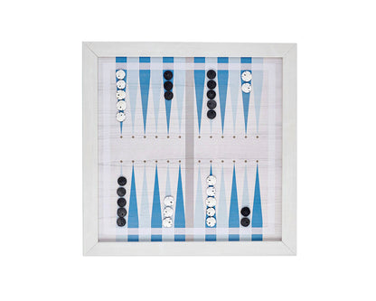 Magnetic Backgammon Game - BEACH WOOD