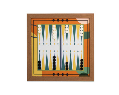 Magnetic Backgammon Game - MID-CENTURY MODERN