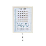 Words on the Wall - Game Room Wall Decor - Playable Family Game - Beach Design