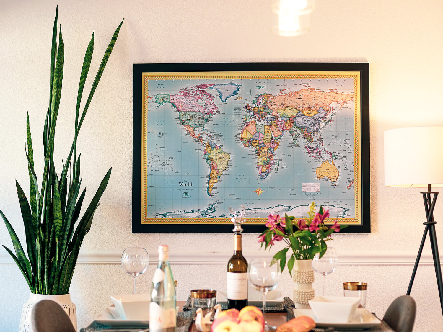 Magnetic Travel Maps Banner
