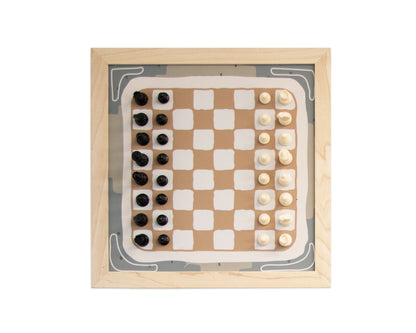 Magnetic Chess Boards - Wall Mounted & Hand Framed - BOHO - JAPANDI