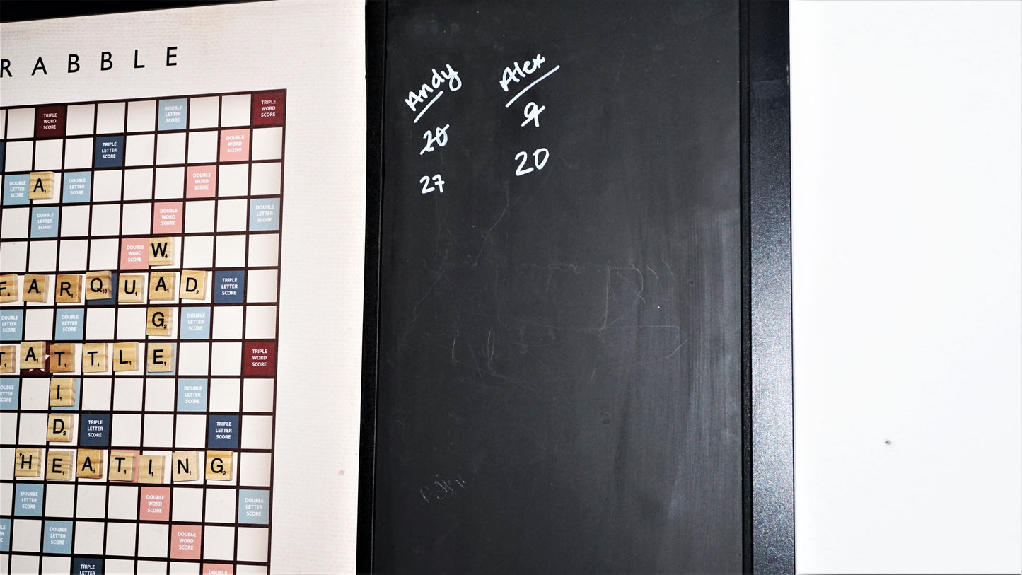 Magnetic Wall Scrabble Game - Classic Tan