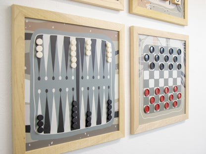 Magnetic Backgammon Game - BOHO - JAPANDI