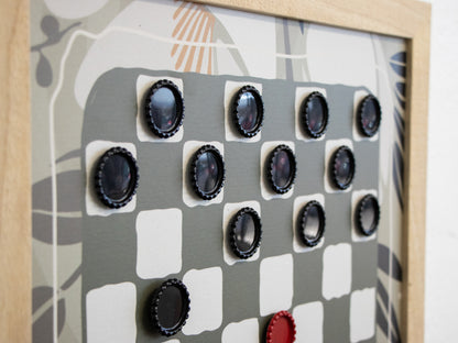 Magnetic Wall Mounted Checkers - BOHO - JAPANDI Design