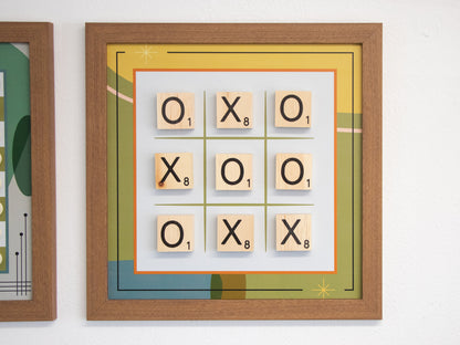 Magnetic Wall Hanging Tic Tac Toe Game - MID-CENTURY MODERN