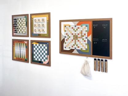 Magnetic Wall Scrabble Game - Mid-Century Modern