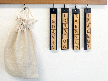 Magnetic Wall Scrabble Game - Mid-Century Modern