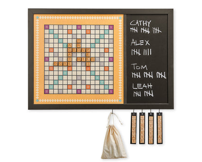 Magnetic Wall Scrabble Game - RETRO Design