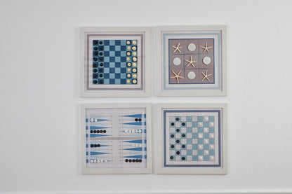 Magnetic Backgammon Game - BEACH WOOD