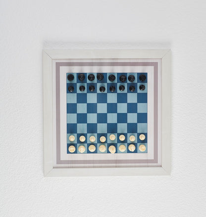Magnetic Chess Boards - Wall Mounted & Hand Framed - Beach Wood Design