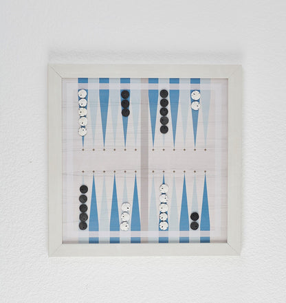 Magnetic Backgammon Game - BEACH WOOD