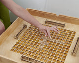 Game Table - Rustic Game coffee table with a removable Acrylic Top