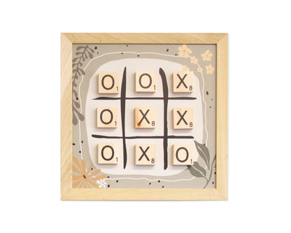 Magnetic Wall Hanging Tic Tac Toe Game - BOHO-JAPANDI