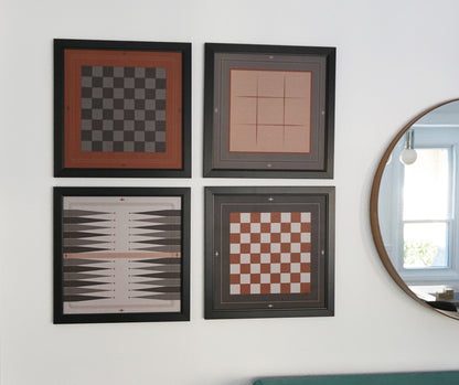 Magnetic Chess Boards - Wall Mounted & Hand Framed - Modern Design