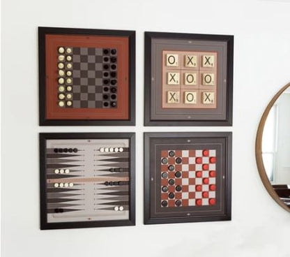 Combo Set of Games & Scrabble - Modern Design