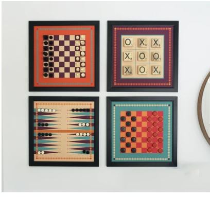 Magnetic Backgammon Game - RETRO Design