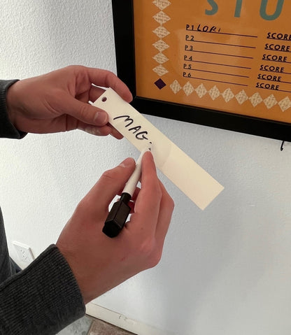 Words on the Wall - Game Room Wall Decor - Playable Family Game - Modern Design