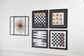 Copy of Set of 4 Magnetic Canvas Games: Black & White Chess | Backgammon | Checkers | Tic Tac Toe