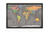 Framed Magnetic Travel Map