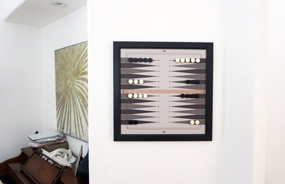 Magnetic Canvas Backgammon Game