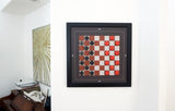 Checkerboard Game Board and Pieces