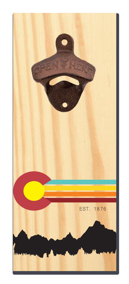 Magnetic Bottle Opener - Colorado Art