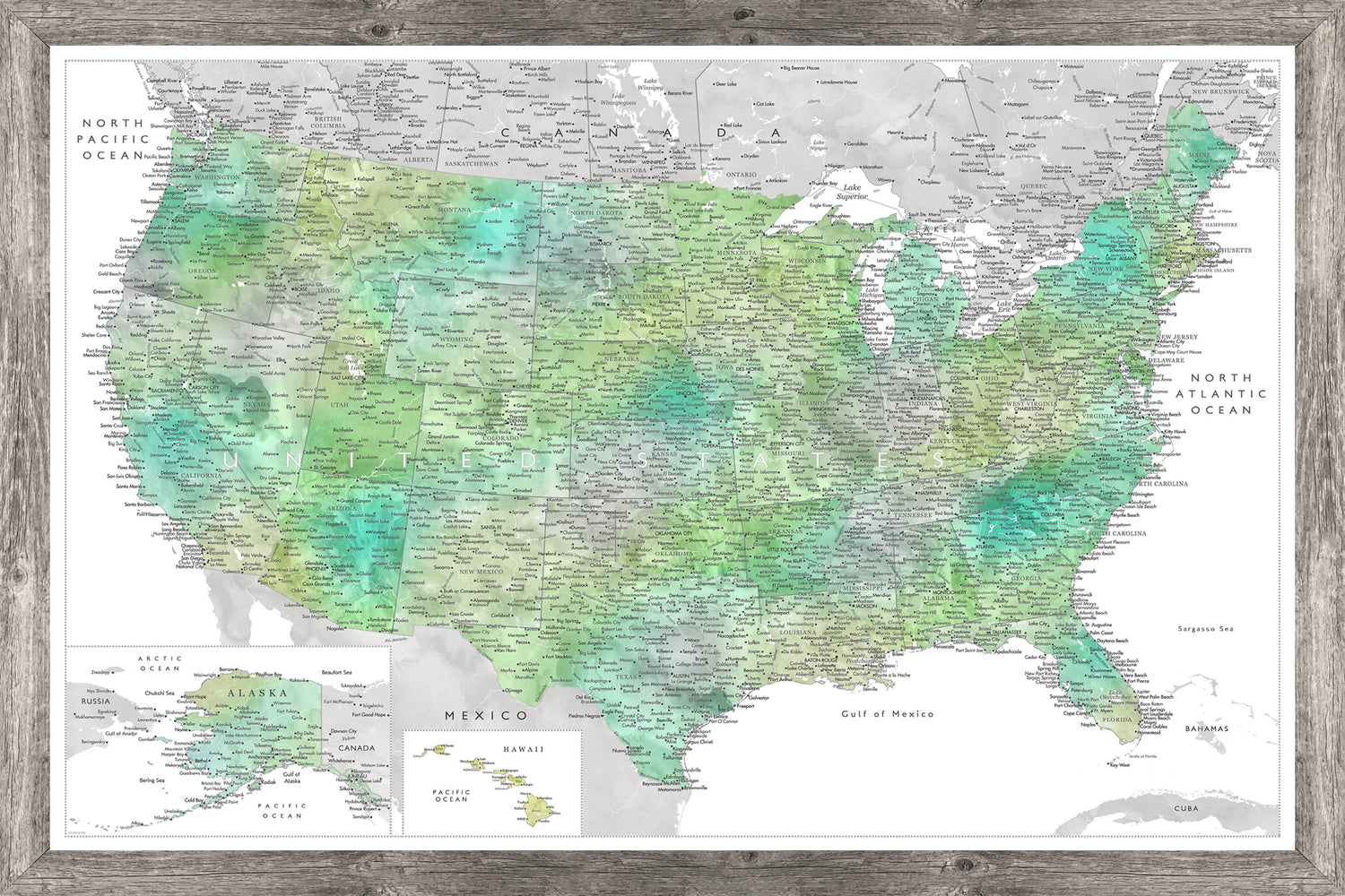 United States Travel Tracking Map