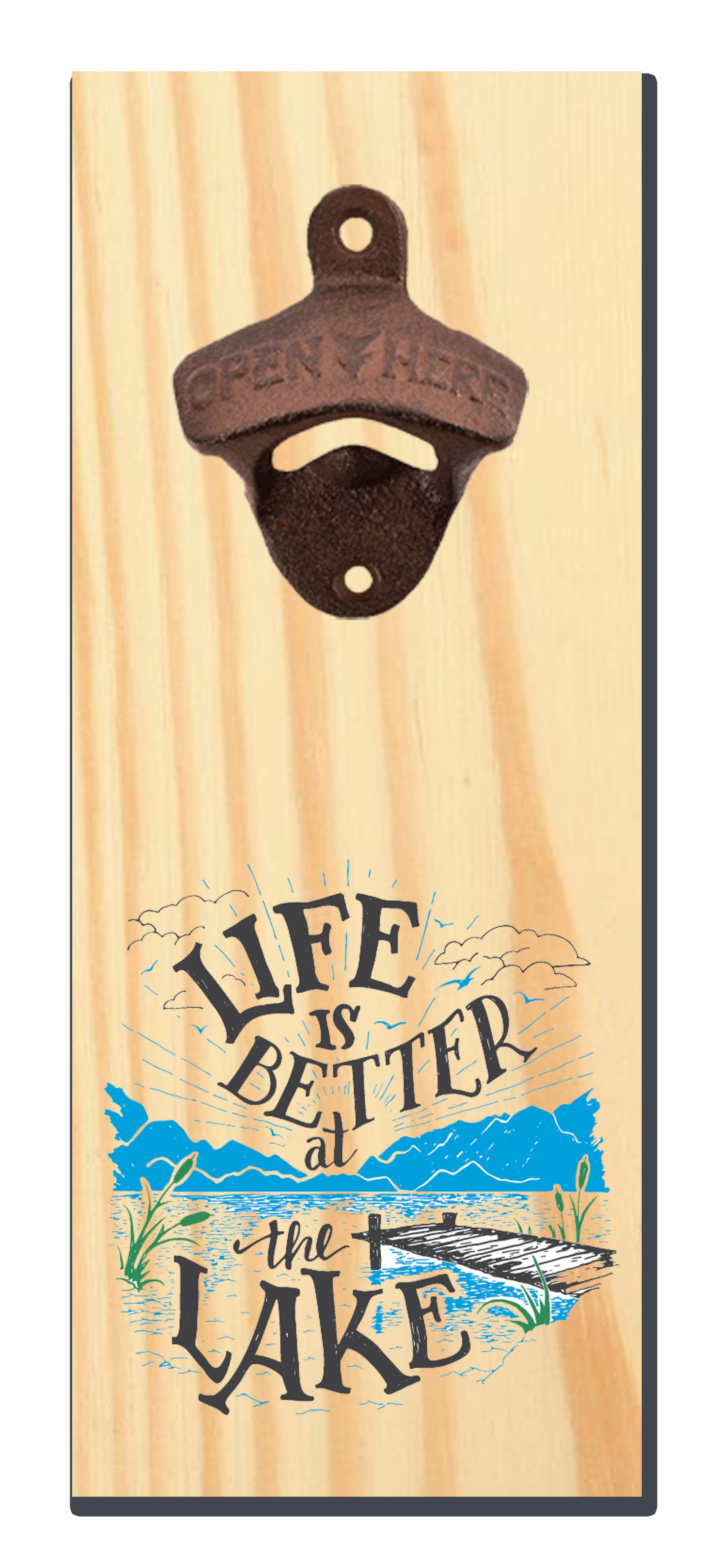 Magnetic Bottle Opener - Lake & Beach