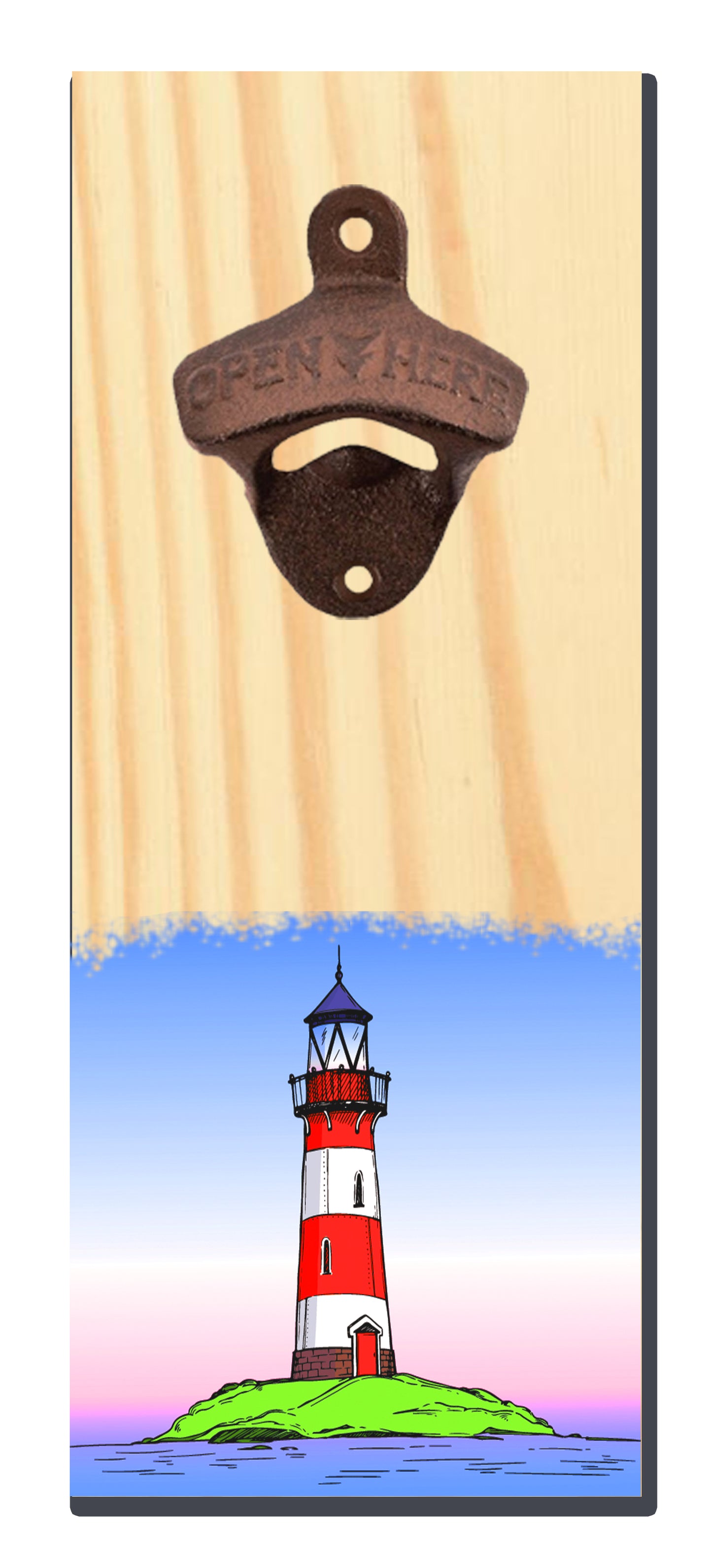 Magnetic Bottle Opener - Lake & Beach