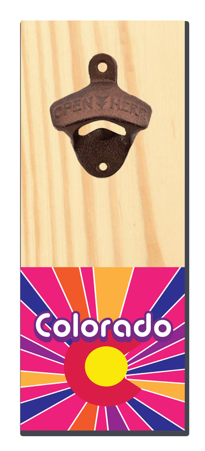 Magnetic Bottle Opener - Colorado Art