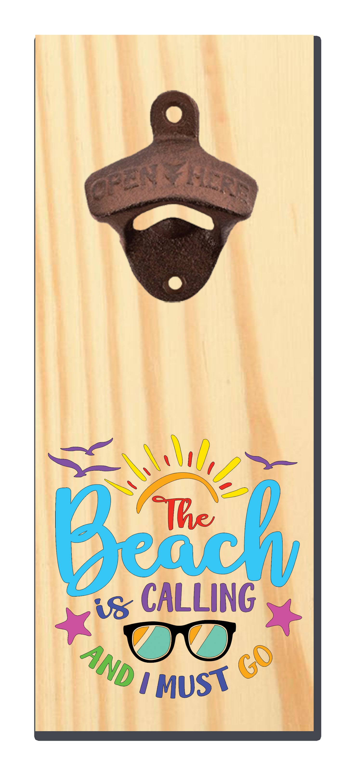 Magnetic Bottle Opener - Lake & Beach