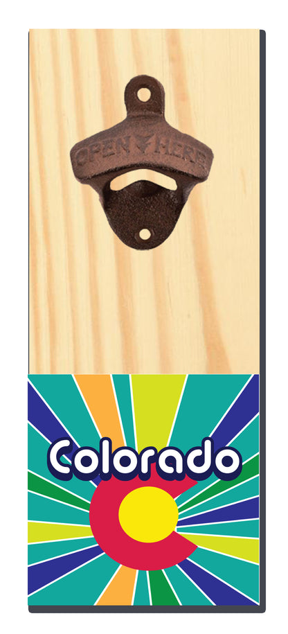 Magnetic Bottle Opener - Colorado Art