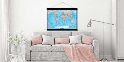 National Geographic Scroll Travel Map - Classic
